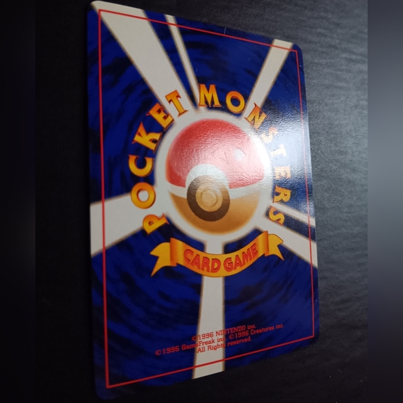 Zapdos Japanese Pokemon Card - Base Set - NO. 145 Rare Holo Swirl - Picture 8 of 10